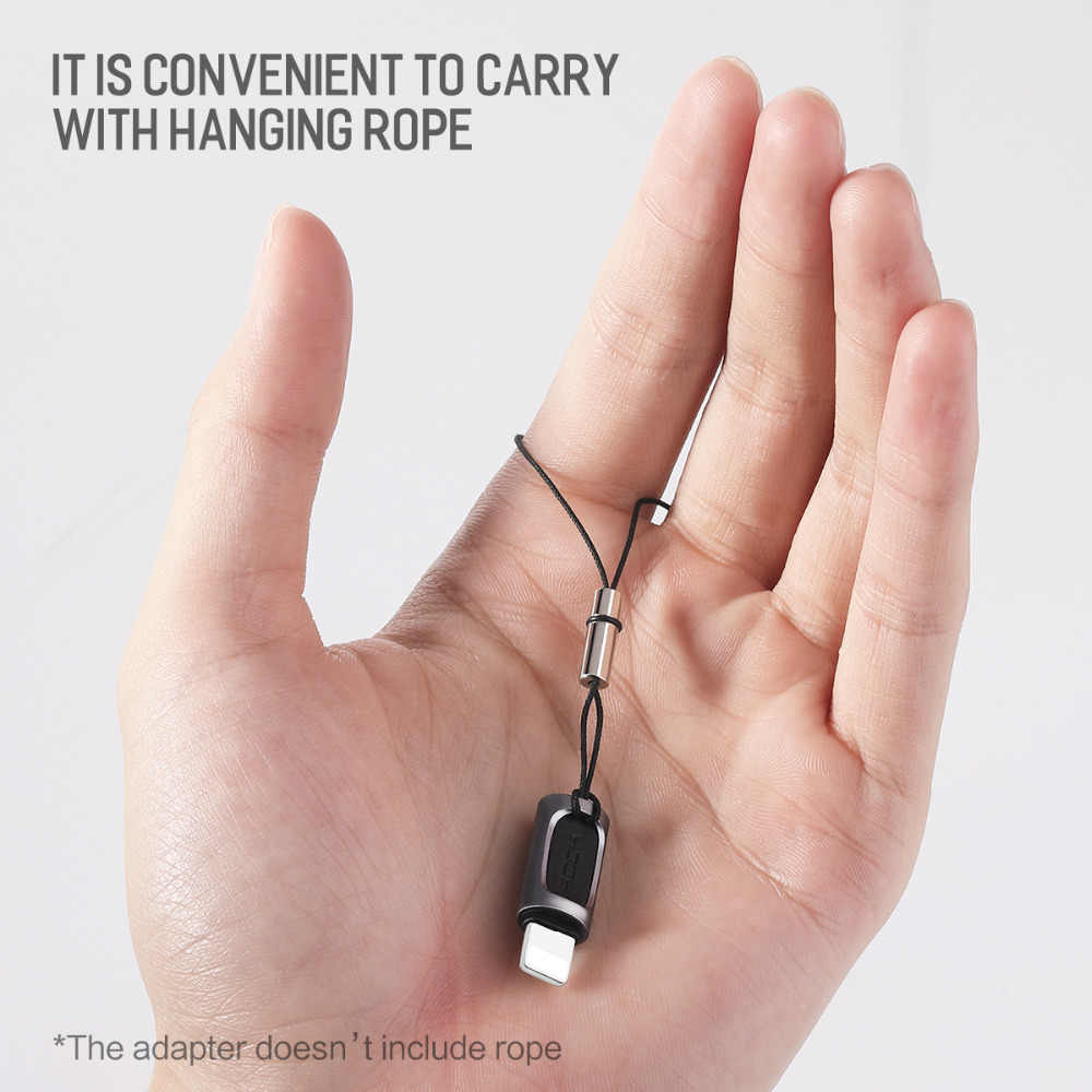 Adaptador Tipo C a Lightning Rock Negro – imagen 4