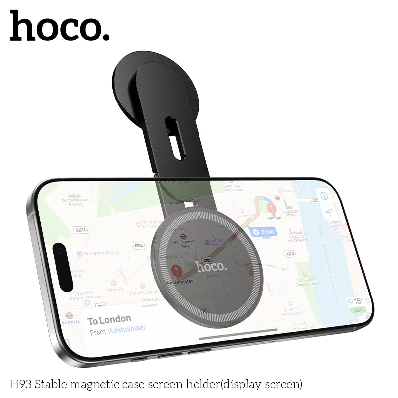 Soporte Magnetico Universal Hoco H93 Para Magsafe Negro – imagen 5