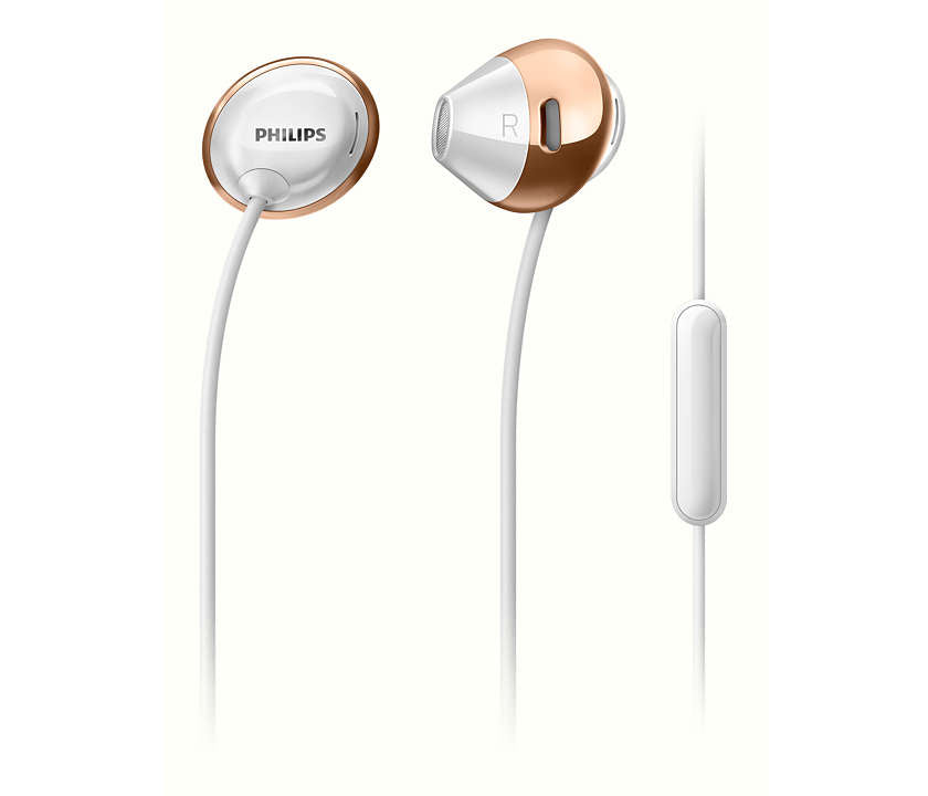 Audífonos Philips SHE4205 Con Microfono Blanco – imagen 4
