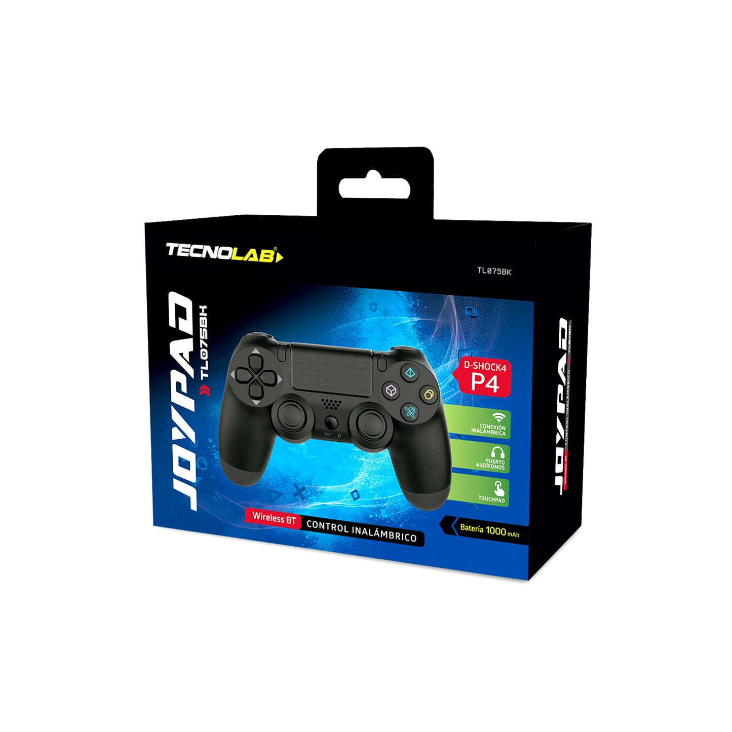 Control Joystick Dualshock PS4 Inalambrico Tecnolab Negro – imagen 3
