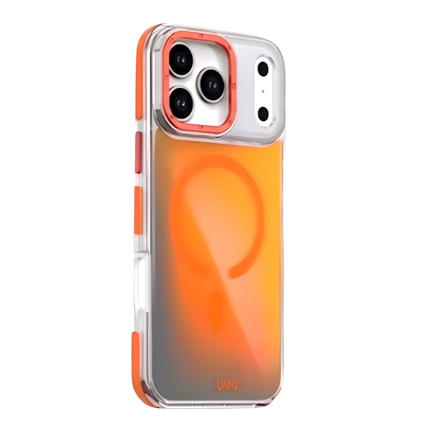 Carcasa Uniq+ Magsafe Para iPhone 17 Pro Max Naranjo Tornasol