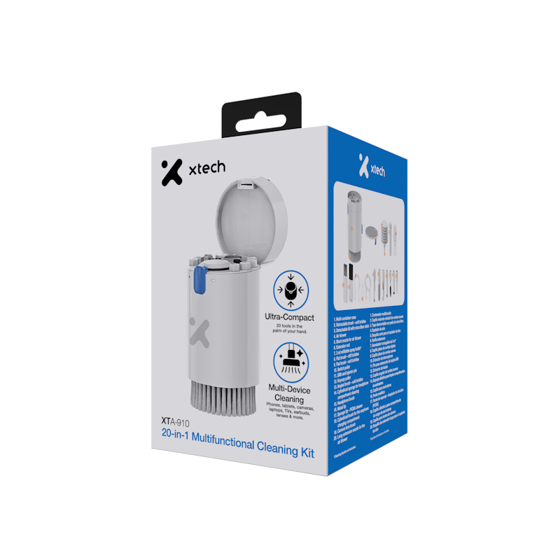 Kit De Limpieza 20 en 1 Multiuso Xtech Xta-910 Blanco – imagen 3