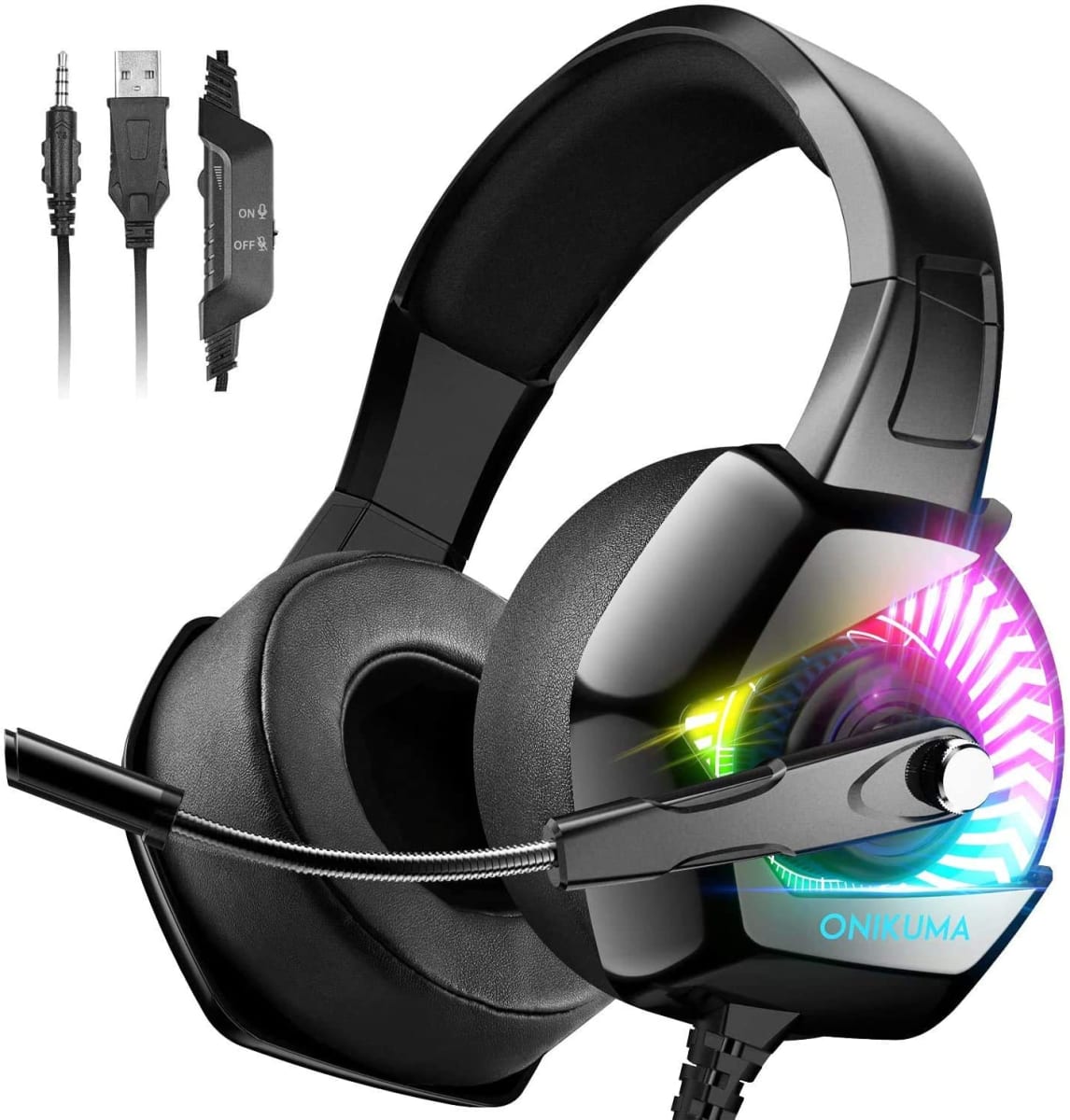 Audfonos Gamer Onikuma K6 Pc Ps4 Xbox Switch Negro – imagen 4