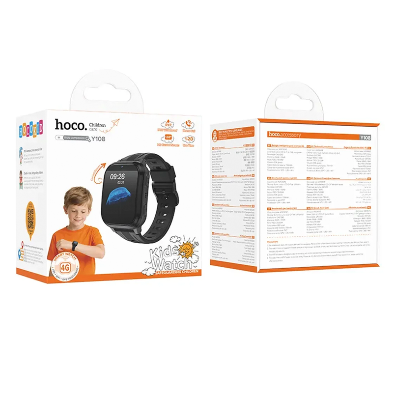 Smartwatch Hoco Y108 4G Negro - vista 3