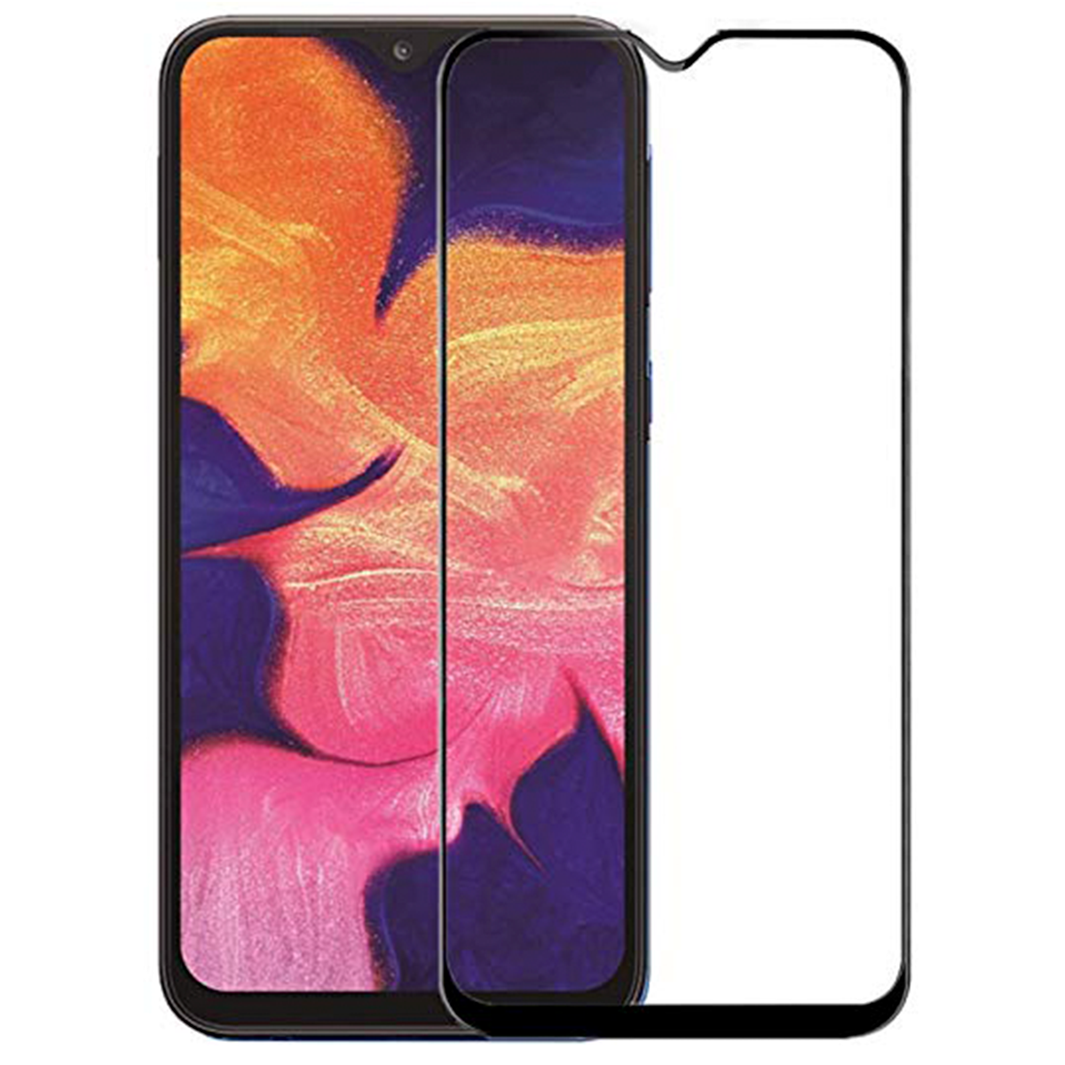 Samsung Galaxy A10s Vidrio Templado 3D Full Pegamento