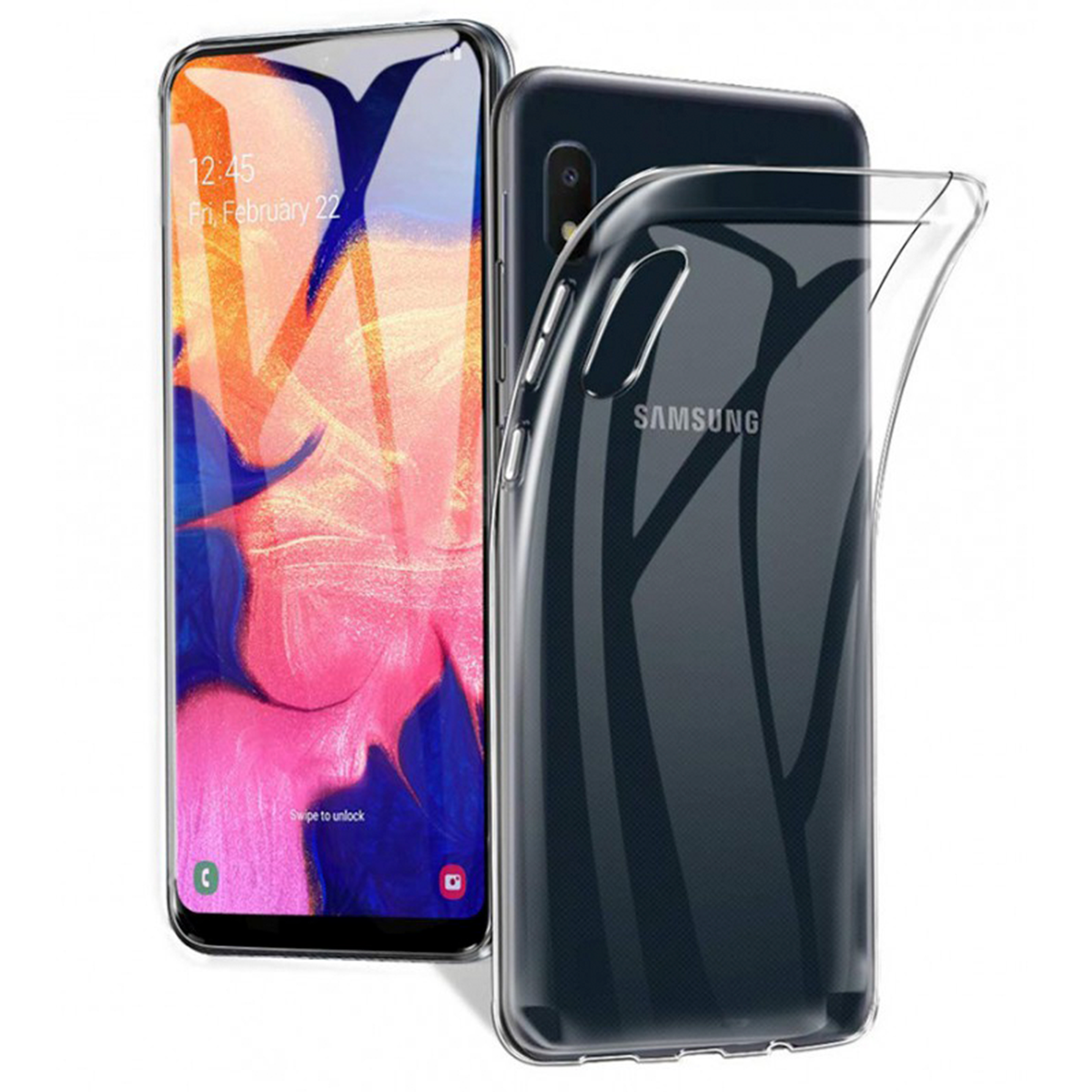Samsung Galaxy A10s Carcasa Transparentes Gel TPU