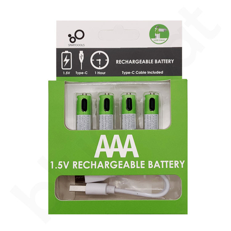 Pilas Recargables Tipo C AAA 4 Unidades Blanco – imagen 3