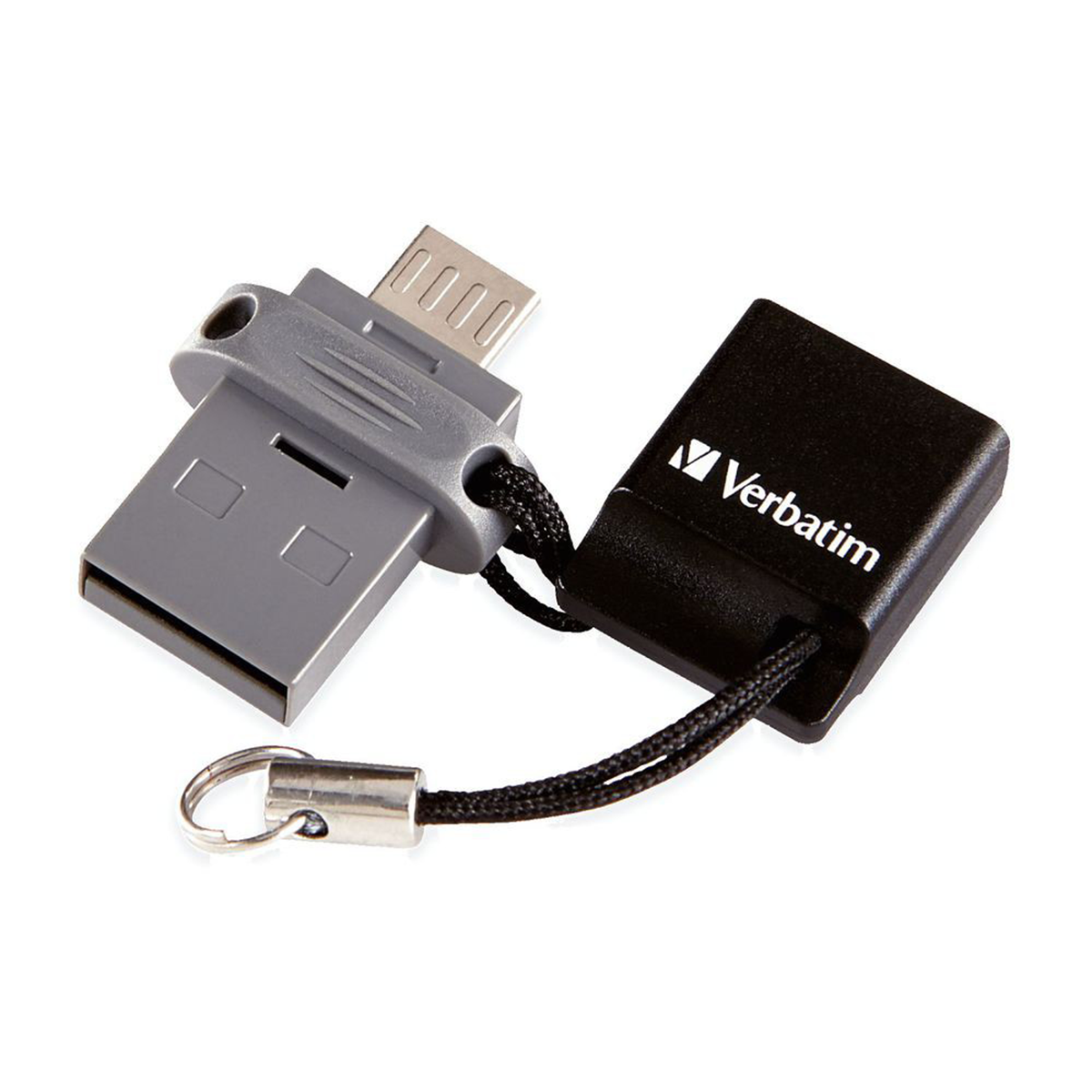 Pendrive Dual Verbatim 16 GB Micro Usb a Usb Gris