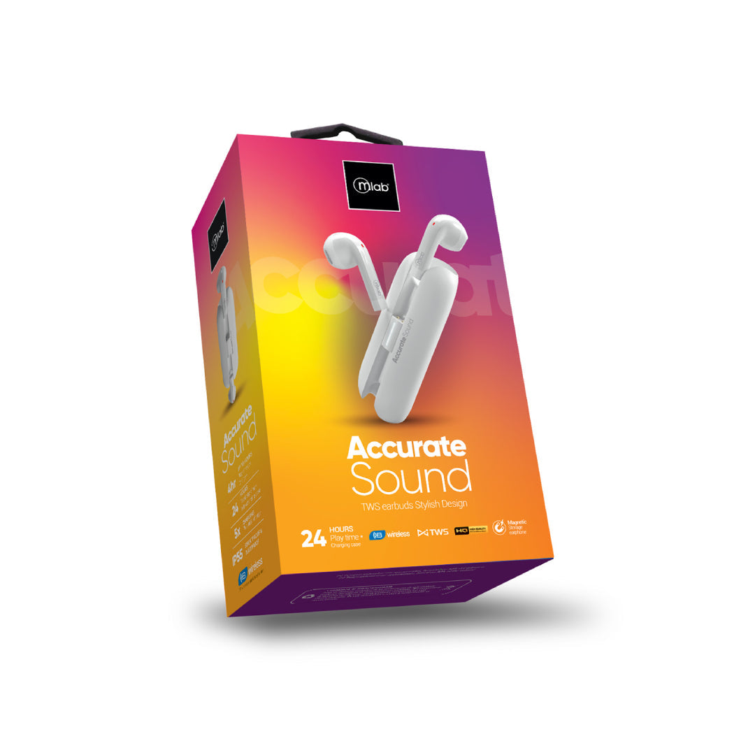 Audifonos In Ear Bluetooth Microlab Accurate Sound 9358 Blanco – imagen 3