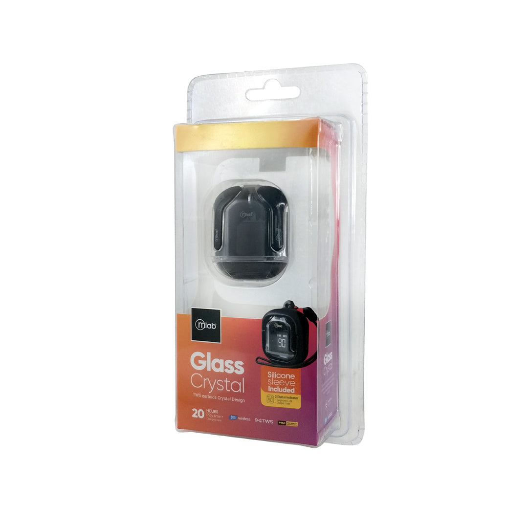 Audifonos In Ear Bluetooth Microlab Glass Crystal 9353 Negro – imagen 3