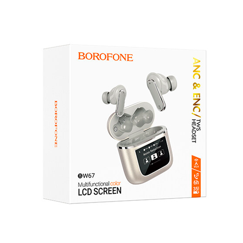Audífonos In Ear Bluetooth Borofone Bw67 Anc Enc Blanco – imagen 3