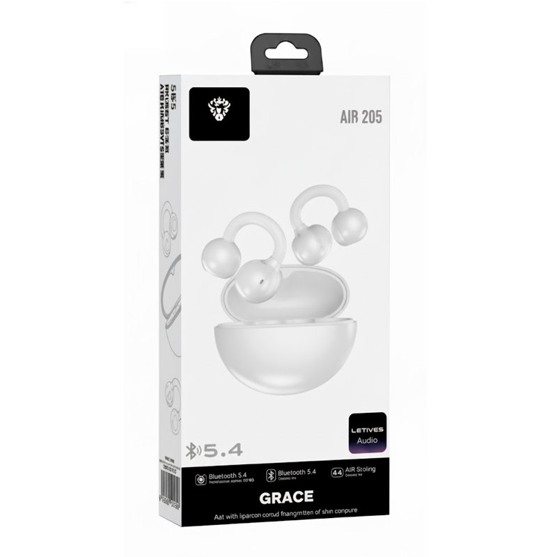 Audífonos In Ear Bluetooth Lenyes Air 203 Blanco – imagen 3