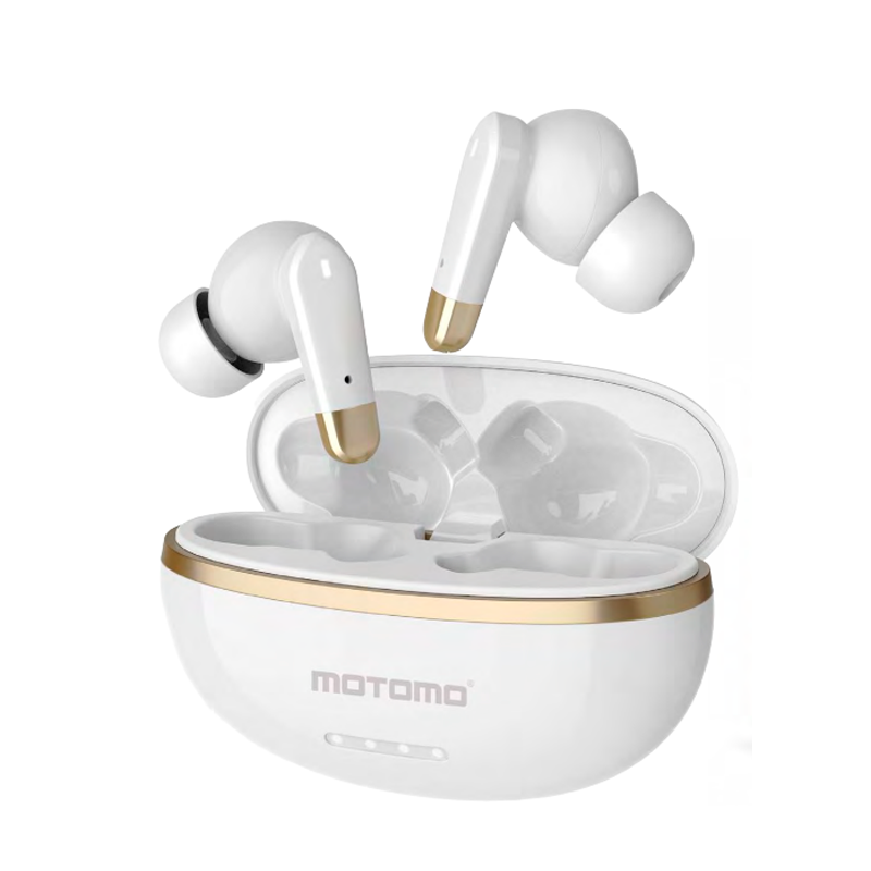 Audífonos In Ear Bluetooth Motomo Mo-L014 Anc Cancelacion Blanco