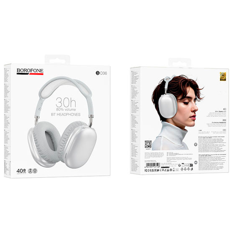 Audifonos Borofone BO36 Gris - vista 3