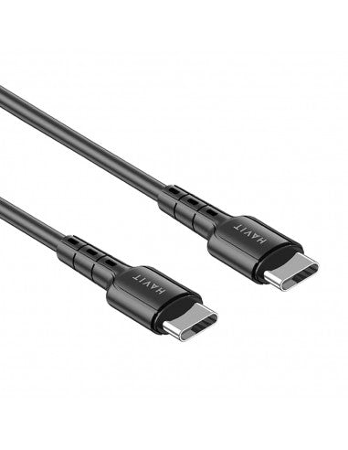 Cable Havit Cb6235 Tipo C a Tipo C 1 Metro 60w Negro – imagen 2