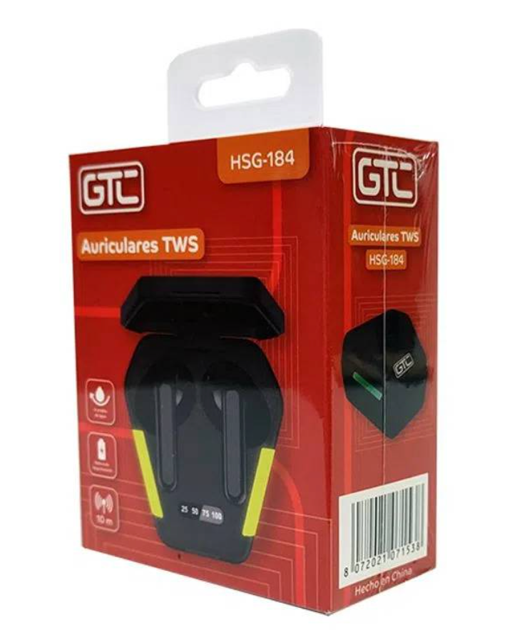 Audifonos Gamer Bluetooth Gtc Hsg-184 In Ear Negro – imagen 4