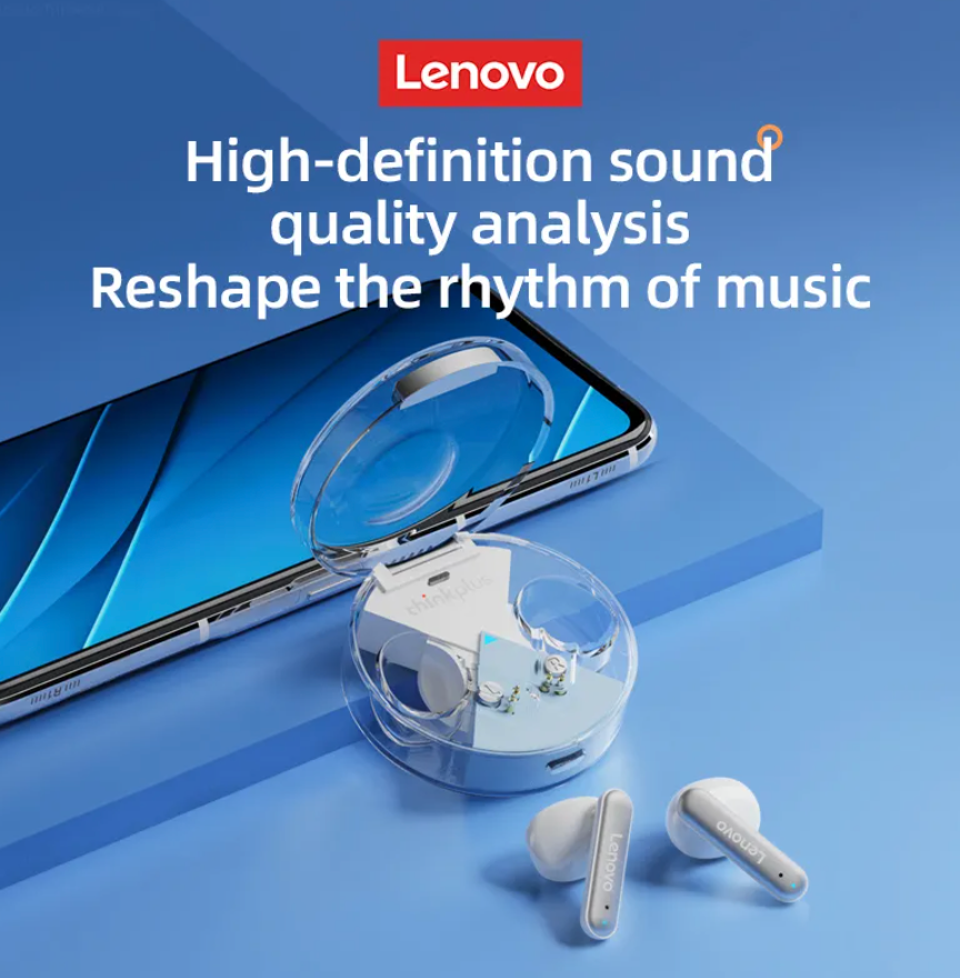 Audífonos In Ear Bluetooth Lenovo Lp10 Blanco – imagen 3