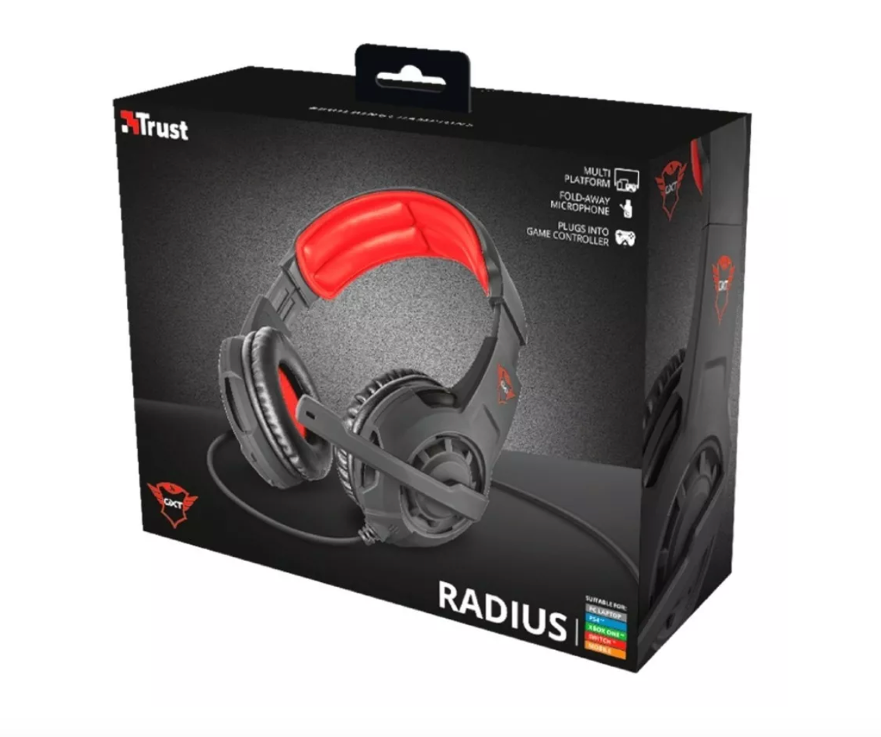 Audifonos Gamer Trust Gxt Radius Gxt 310 Pc Jack 3.5mm Negro – imagen 4