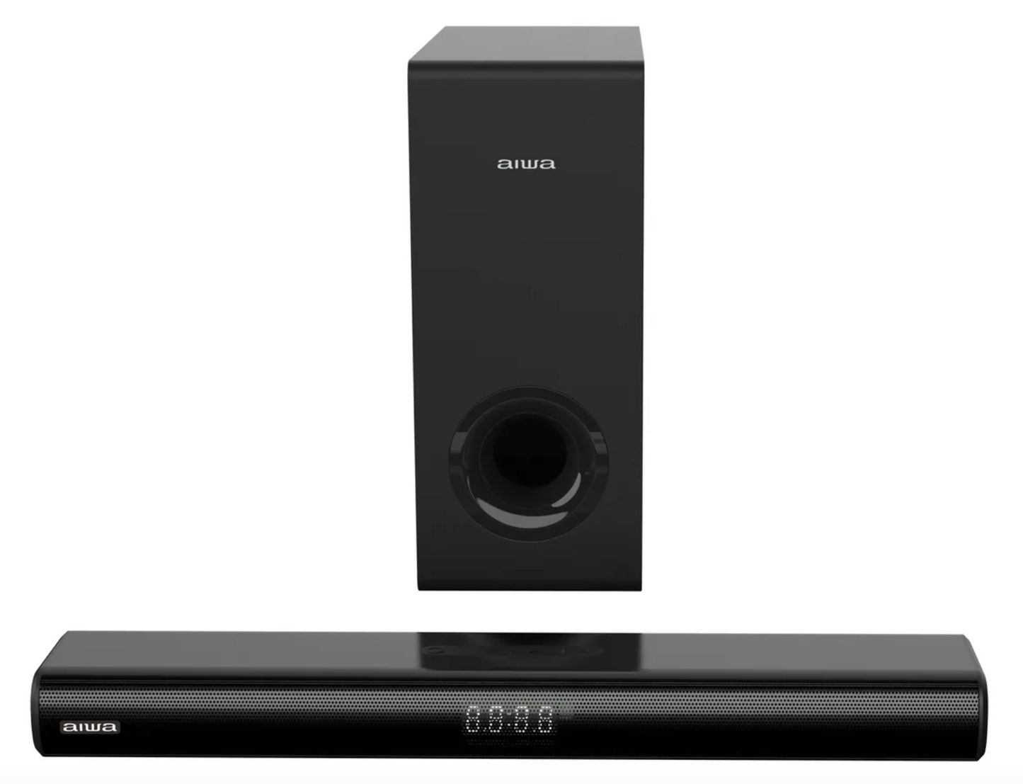 Home Theater Soundbar Subwoofer Bluetooth Aiwa Aw-sbhc800w Negro – imagen 2