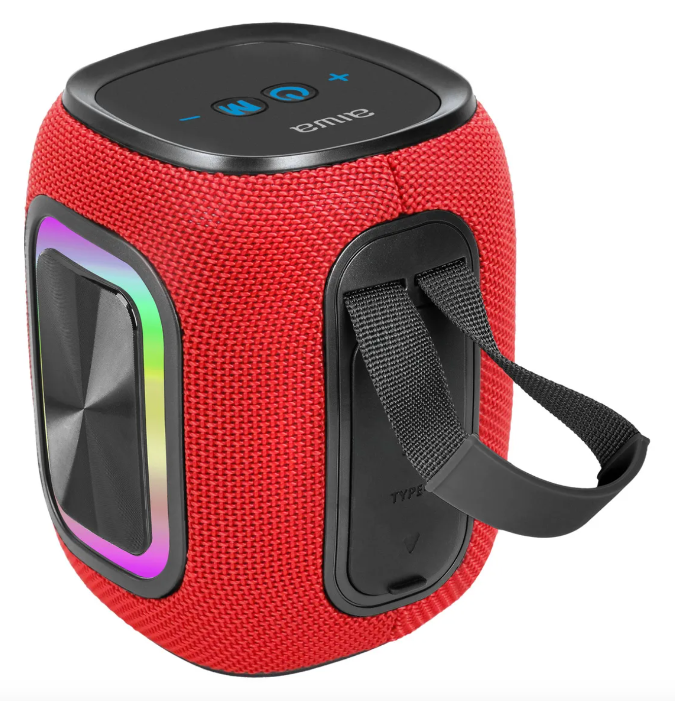 Parlante Portátil Bluetooth 12w Radio Fm Rgb Aiwa Aw-kb61r Rojo – imagen 2
