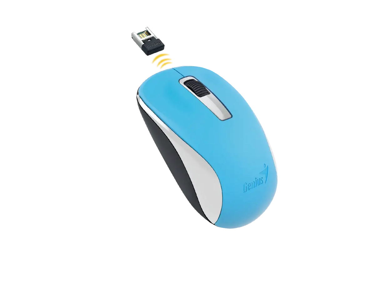 Mouse Inalambrico Genius Nx-7005 Celeste – imagen 2