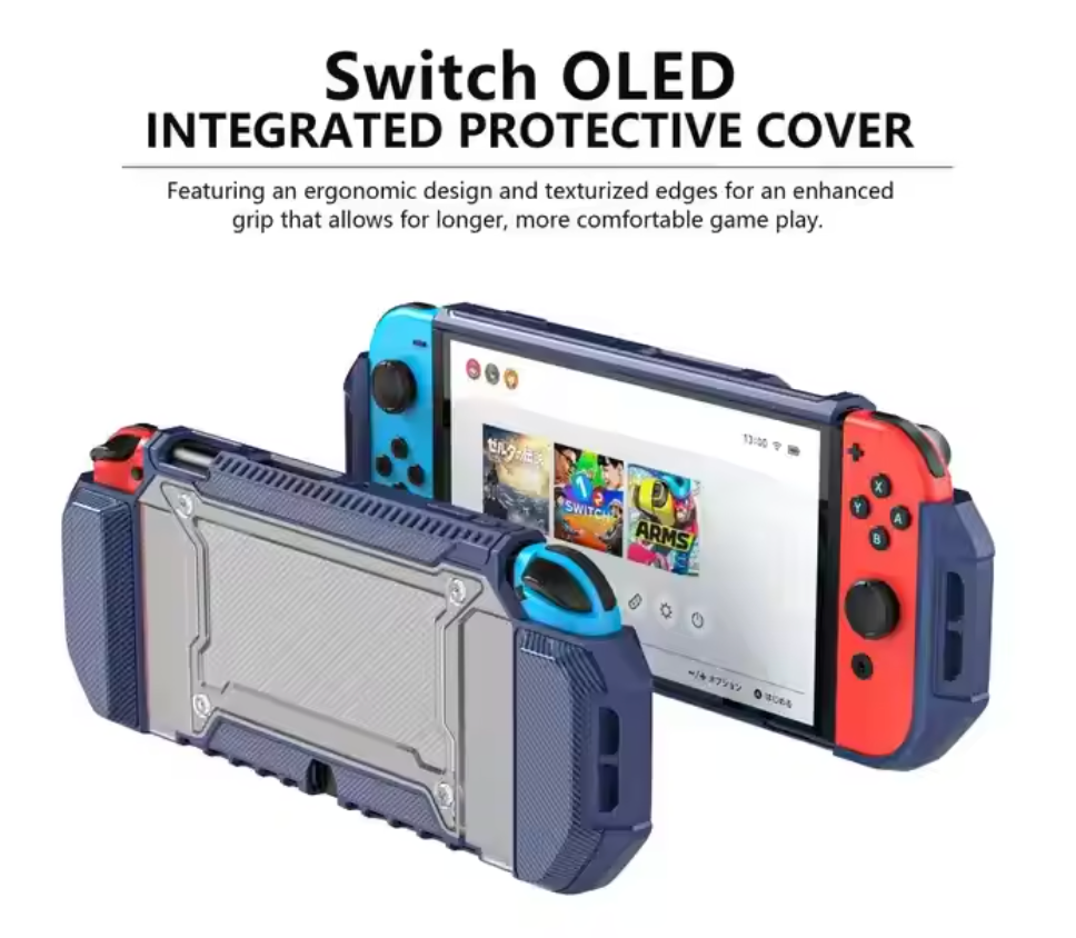 Carcasa Protectora Rigida Para Nintendo Switch Oled Integrated Verde – imagen 5