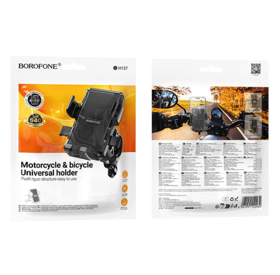 Soporte De Auto Tablero Parabrisas Borofone Bh137 Negro – imagen 3