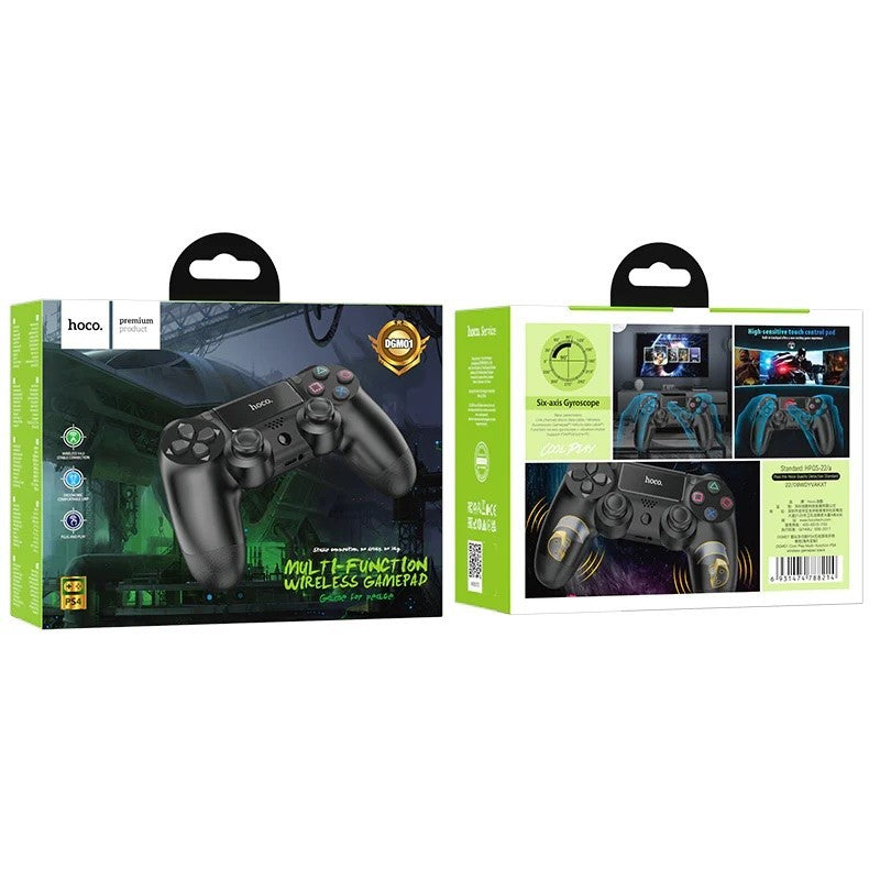 Control Joystick Inalambrico Hoco DGM01 Para PS4 Negro – imagen 3