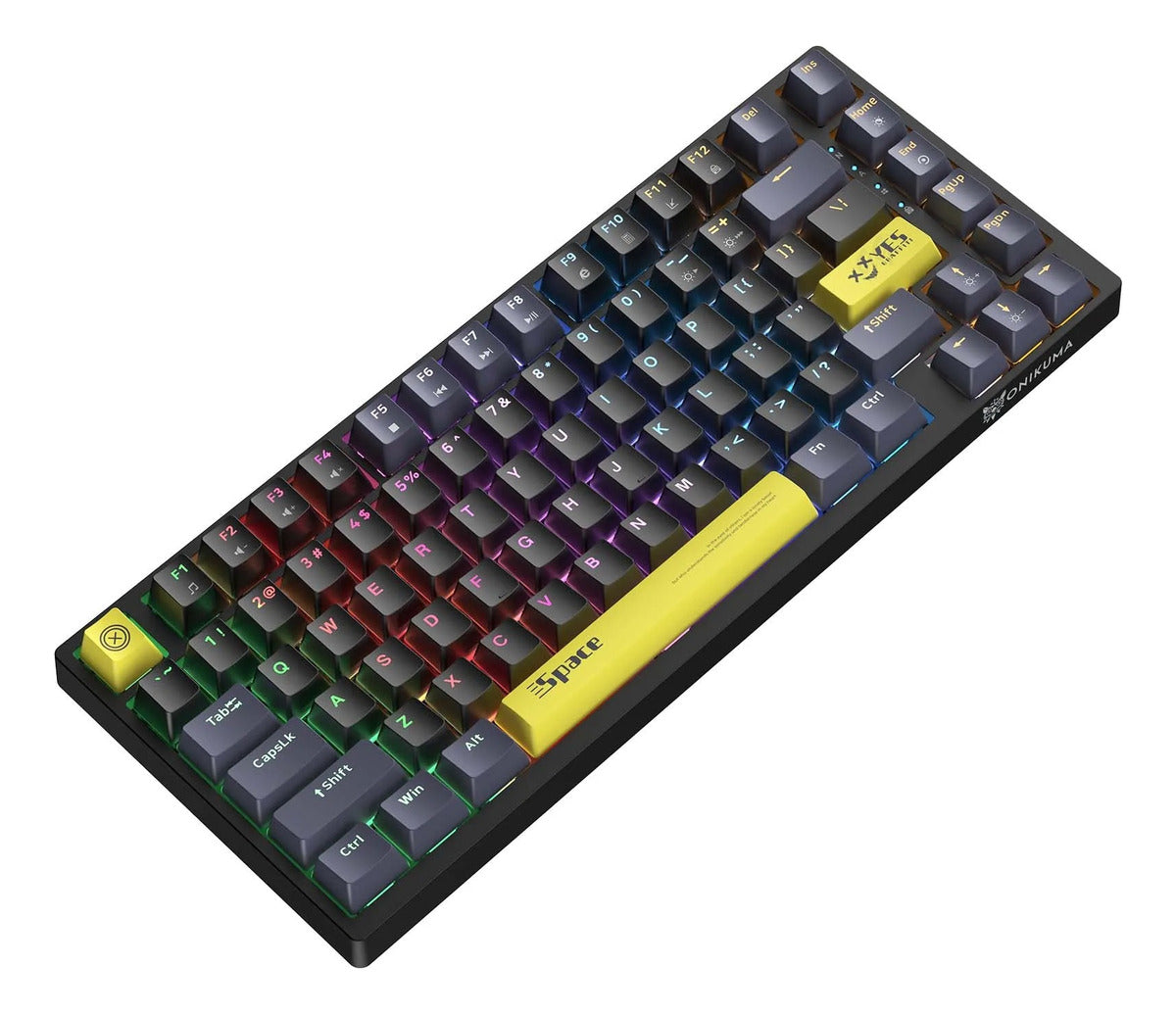 Teclado Gamer Mecanico Onikuma G52 Rgb 82 Teclas Ingles Negro – imagen 3
