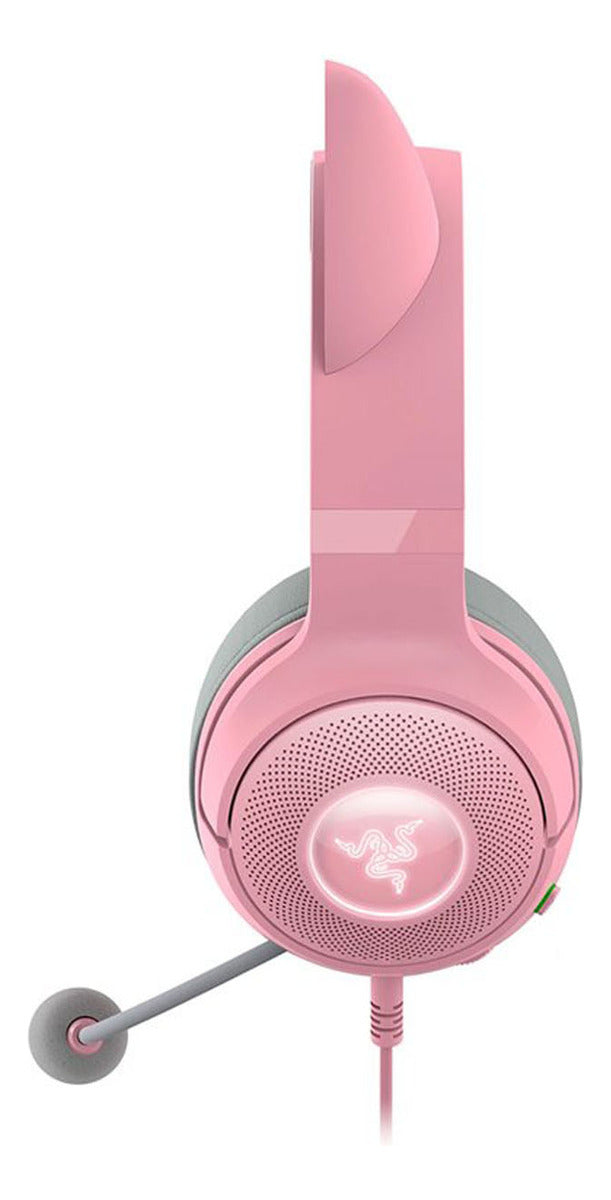 Audifono Gamer Razer Kraken Kitty V2 Usb Quartz Rosado – imagen 4