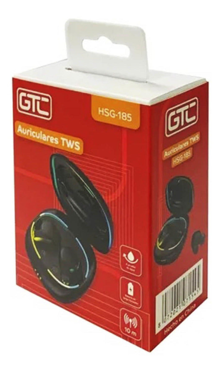 Audifonos Gamer Bluetooth Gtc Hsg-185 In Ear Negro – imagen 2