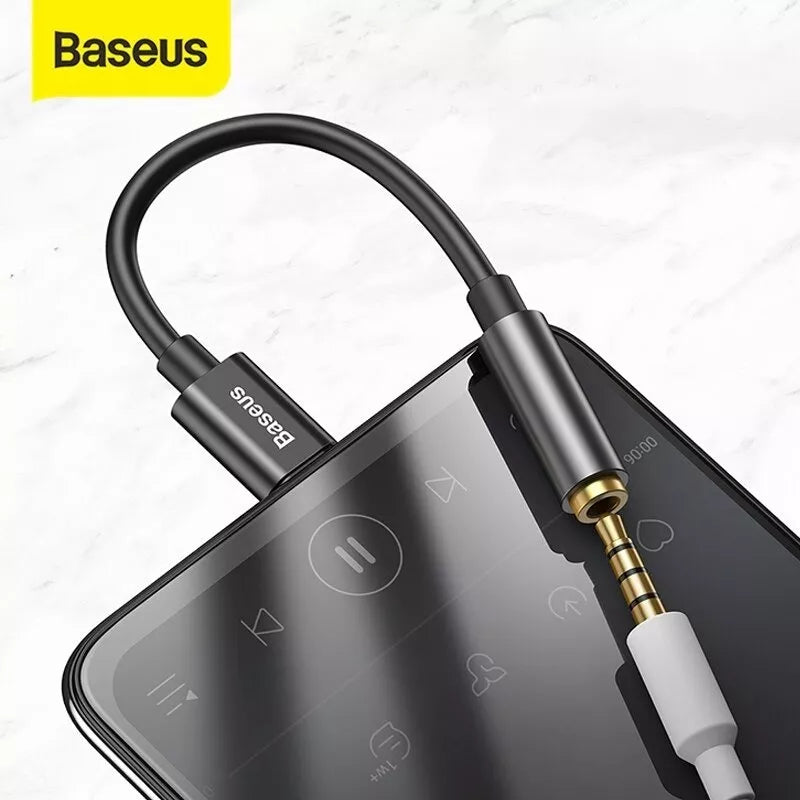 Adaptador Tipo C a Jack Audio 3.5mm Baseus L54 Negro – imagen 2