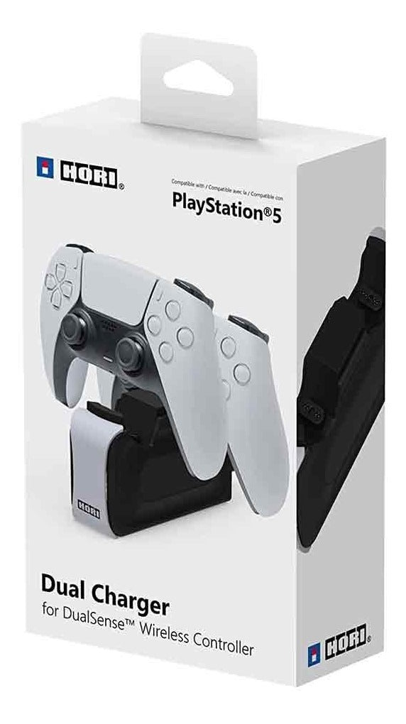 Cargador Dock Dual Ps5 Hori Blanco – imagen 2