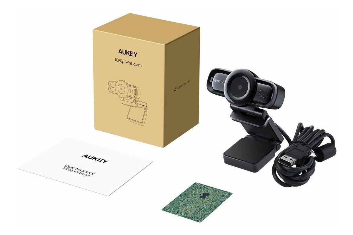 Webcam Aukey Autofocus 1080p Full HD Usb Negro – imagen 4