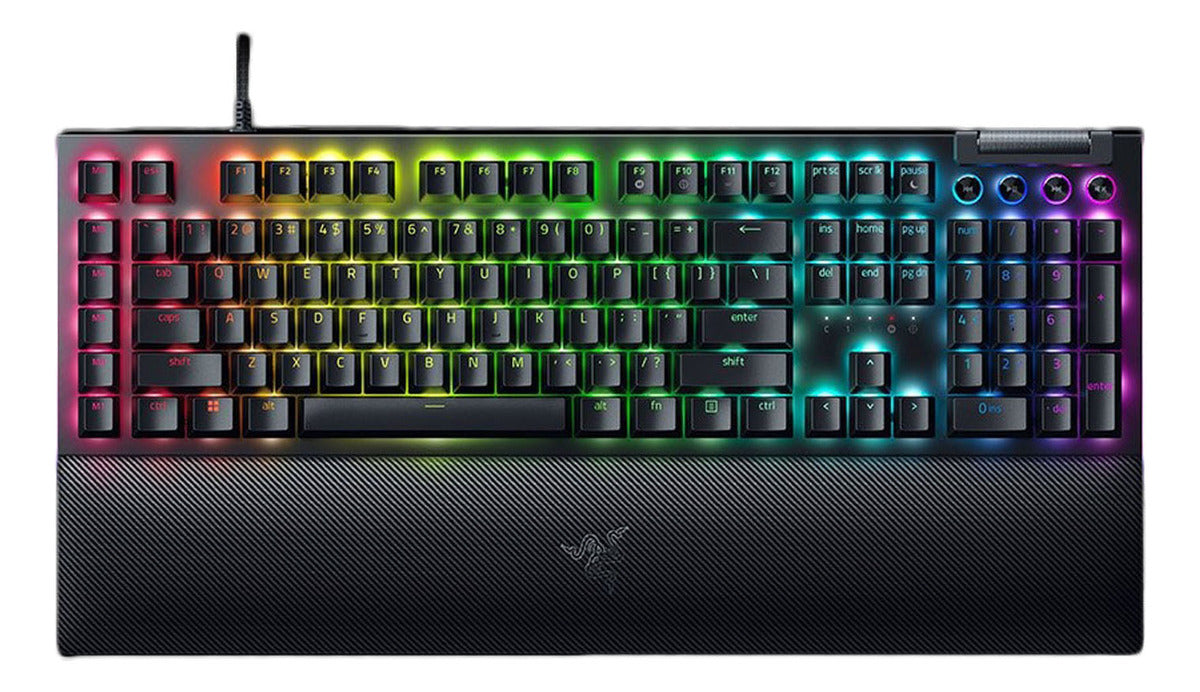 Teclado Gamer Razer Blackwidow V4 Switch Green Ingles Negro – imagen 5