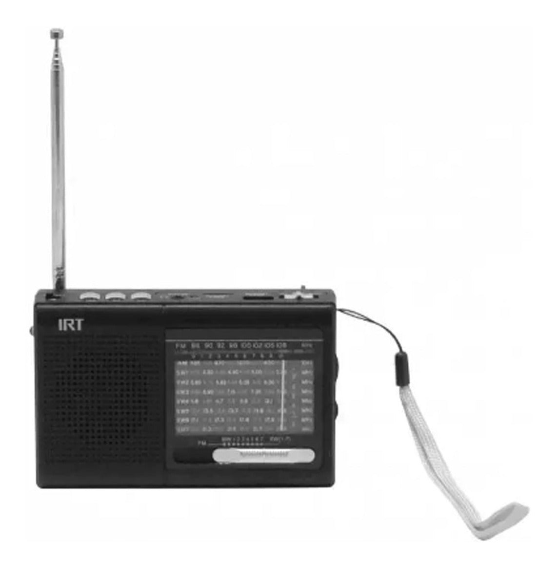 Radio Irt Fm Am Sw Usb Msd Con Bateria Recargable Negro – imagen 3