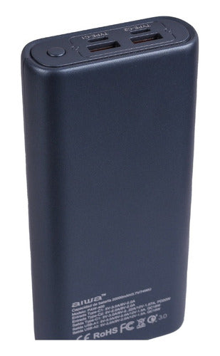 Powerbank Bateria Portatil Aiwa Paw-400 20000 Mah Azul – imagen 4