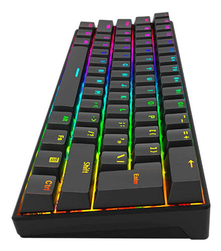 Teclado Gamer Mecanico Xtrike Me Gk-985p 60% Rgb Negro – imagen 4
