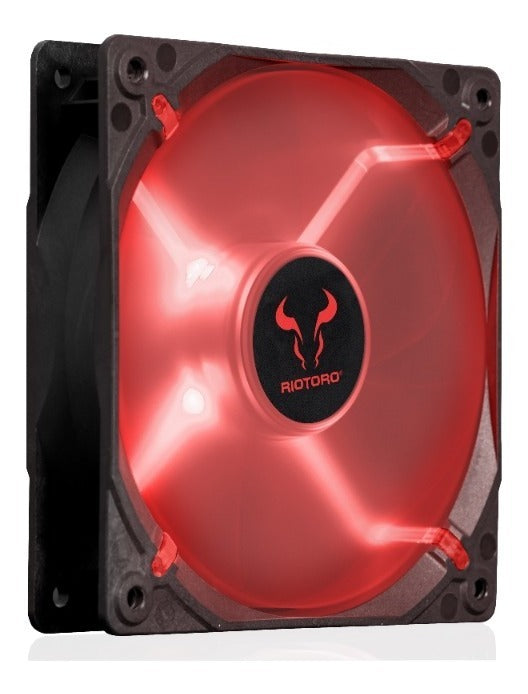 Ventilador Riotoro Cross X Red Fw120 Rojo – imagen 2