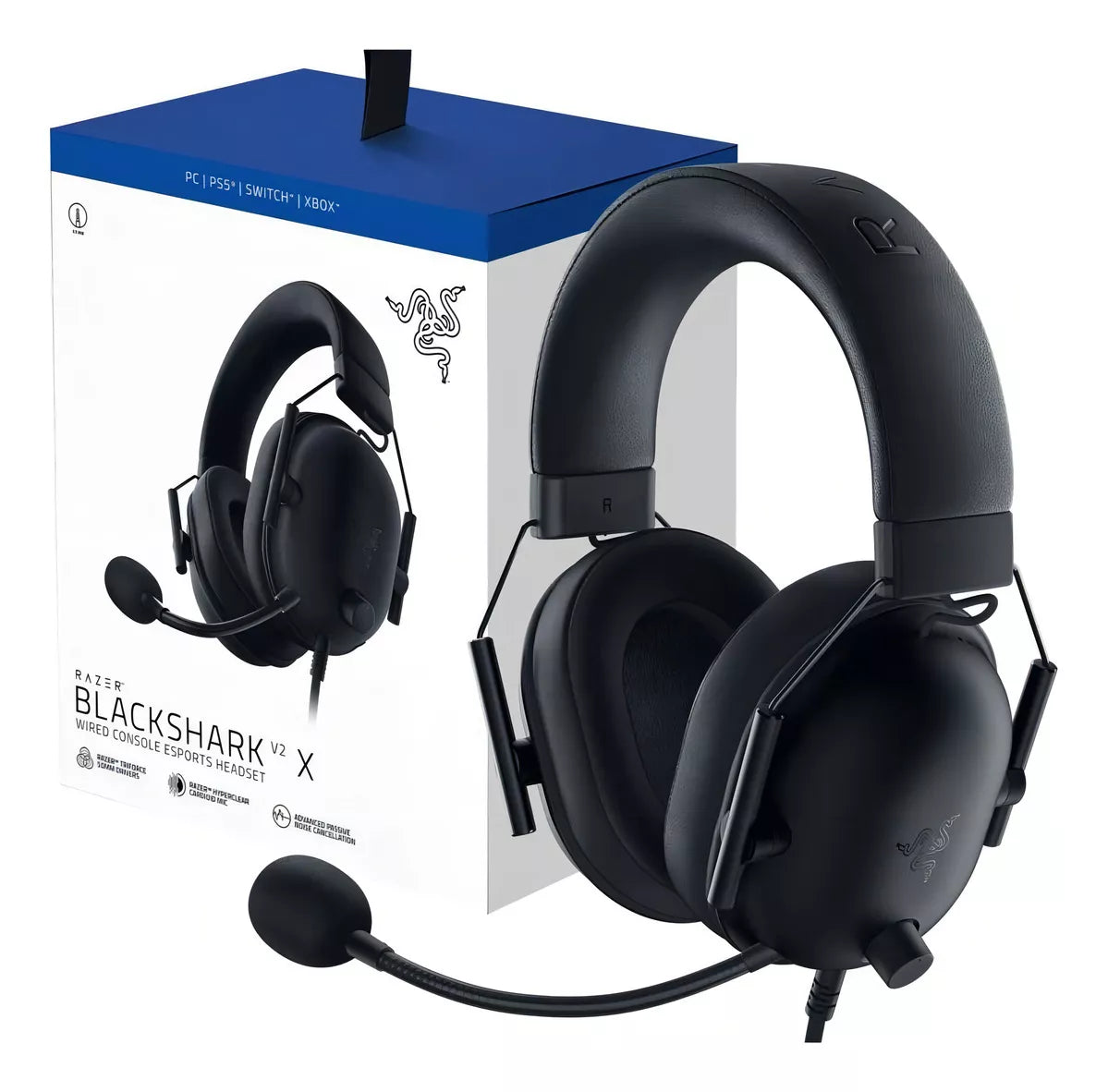 Audifonos Gamer Razer Blackshark V2 X Para PS5 Negro – imagen 2