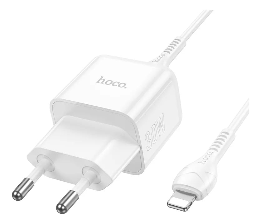 Cargador Carga Rapida Hoco N32 30w + Cable Tipo C a Lightning – imagen 3
