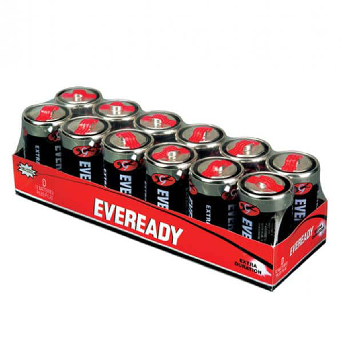 Pila Eveready Carbon Tipo D 12 Unidades
