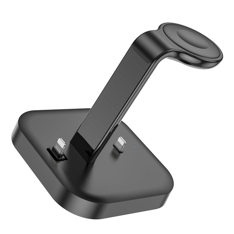 Base Cargador Inalámbrico 3 en 1 Hoco Cw43 Negro – imagen 4