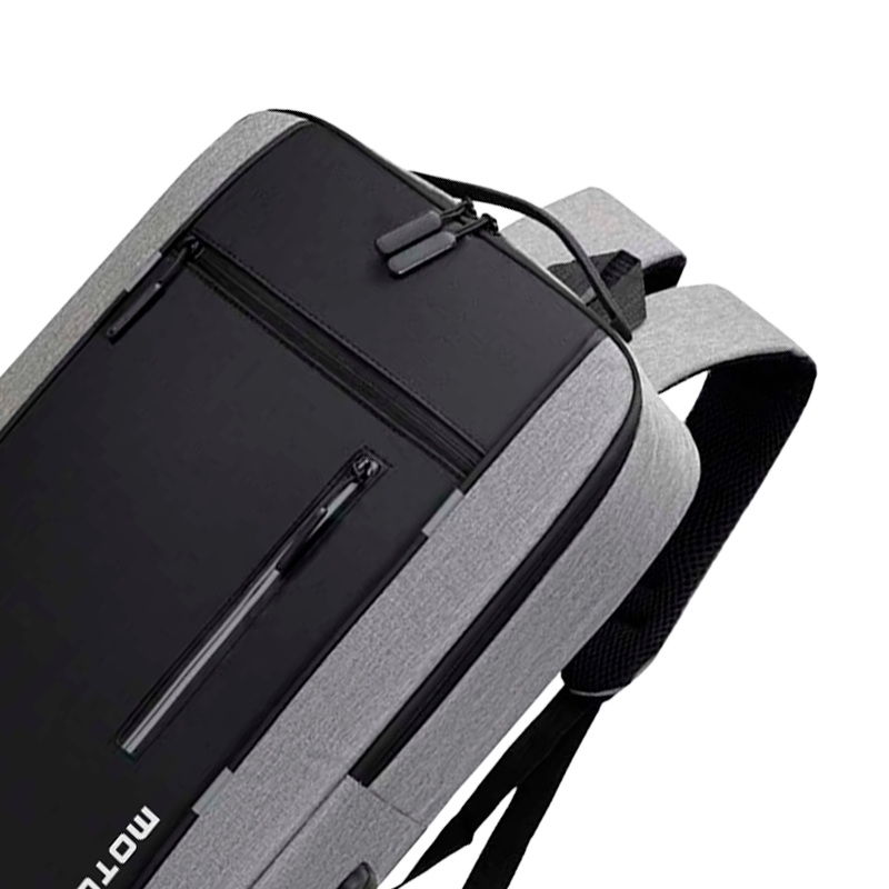 Mochila Notebook 15 Motomo Con Usb Carga Color Negro Gris – imagen 3