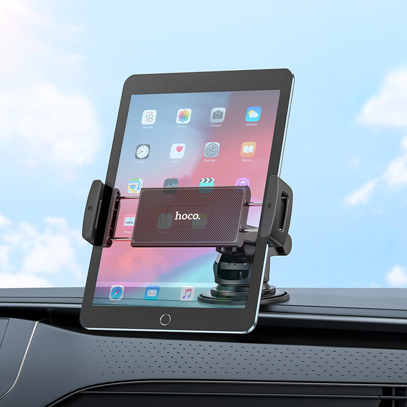 Soporte De Auto Tablero Smartphone Tablet Hoco Ca120 Negro – imagen 5