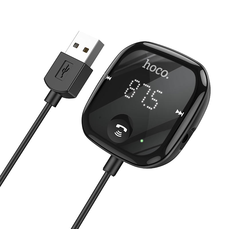 Transmisor Fm Bluetooth 3.5mm Micro Sd Hoco Negro – imagen 5