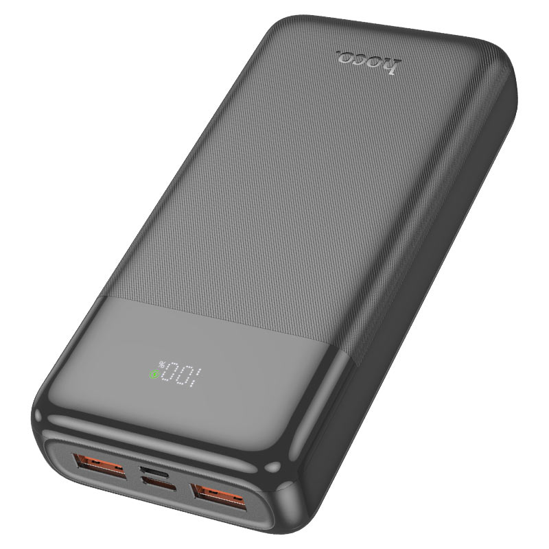 Batería Externa Hoco J121A 20.000 mAh Carga Rápida 22.5W PD 20W Negra - vista 3