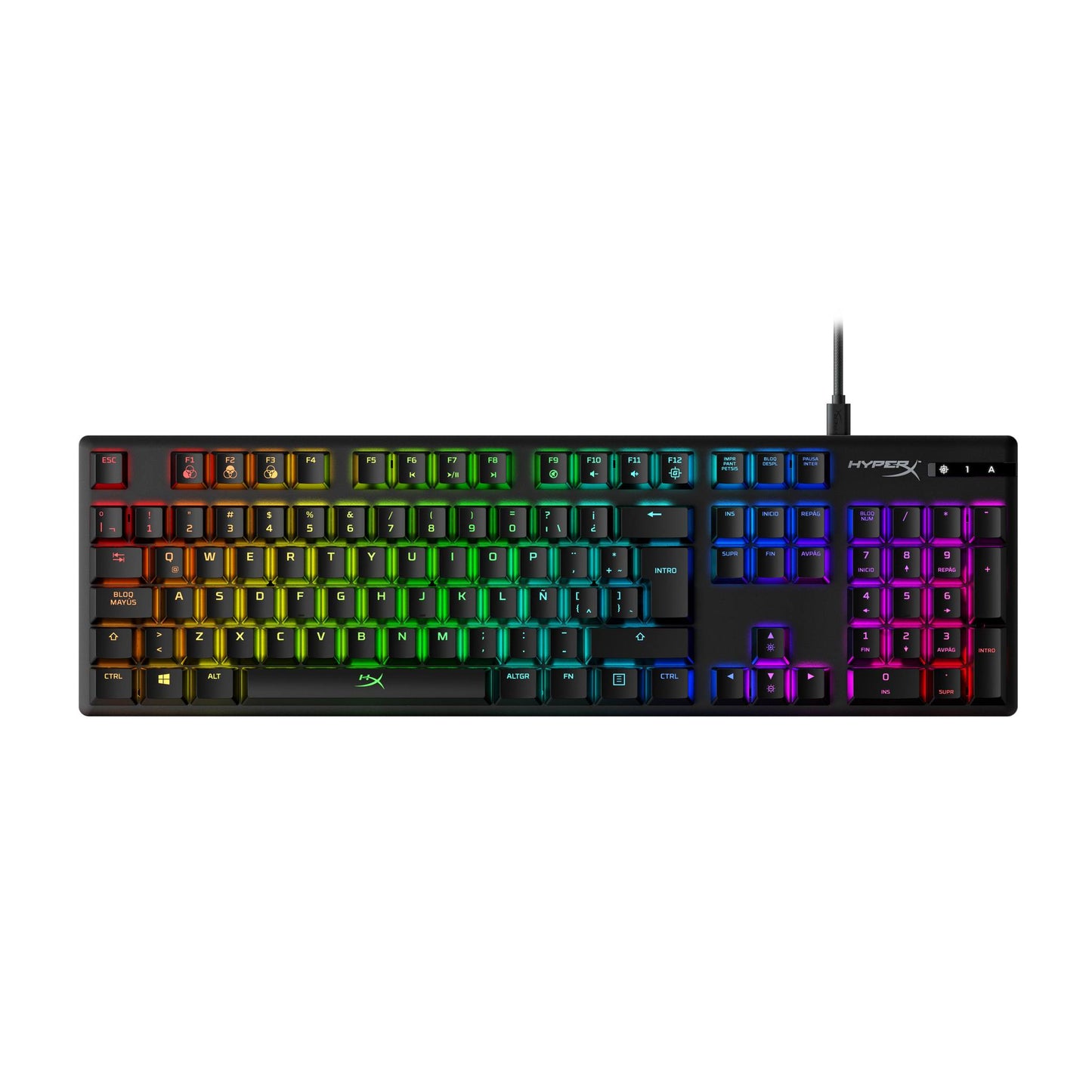 Teclado Gamer Hyperx Mecanico Alloy Origins Rgb Negro – imagen 5