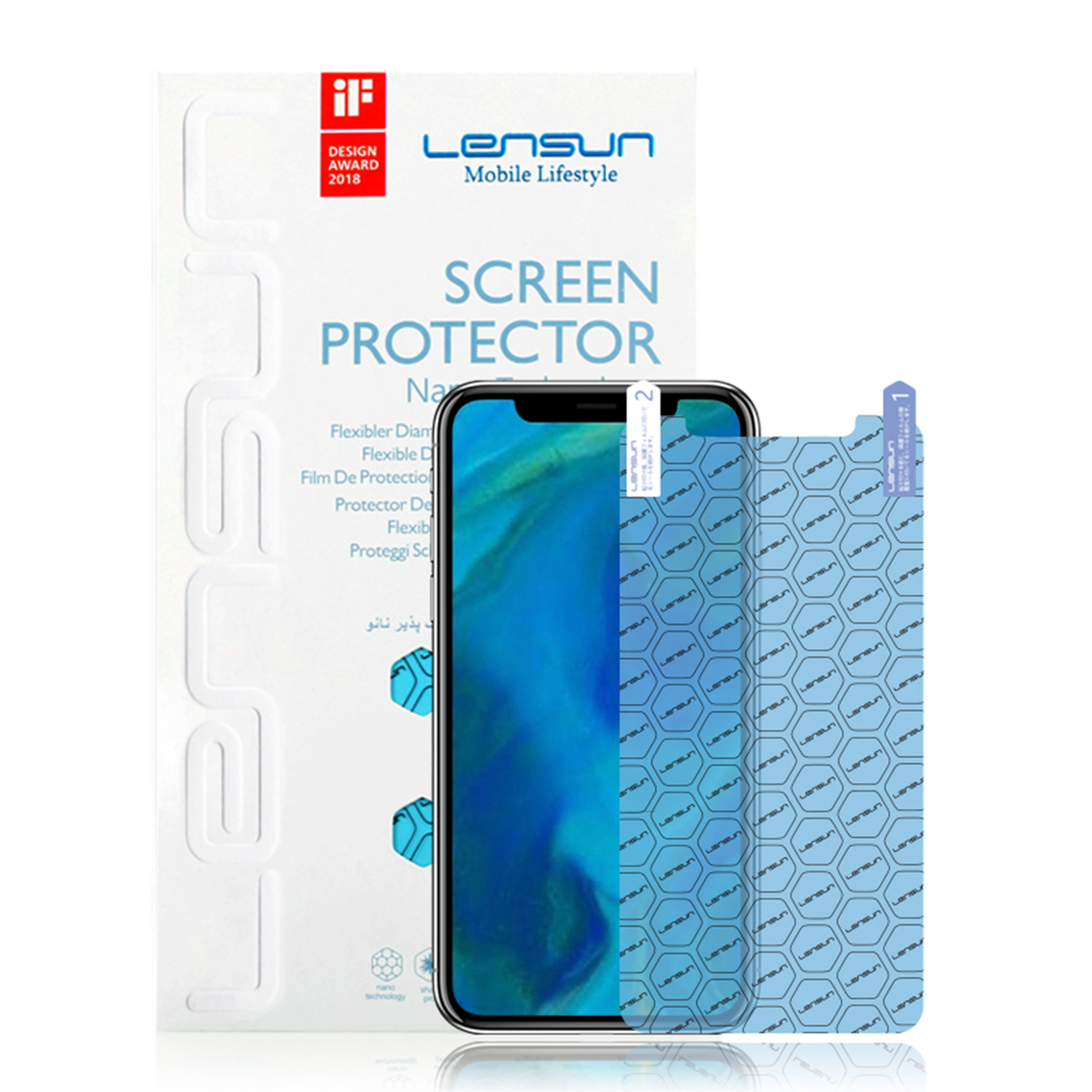 Apple Iphone X Xs iphone 11 Pro Lamina Nanotech Lensun