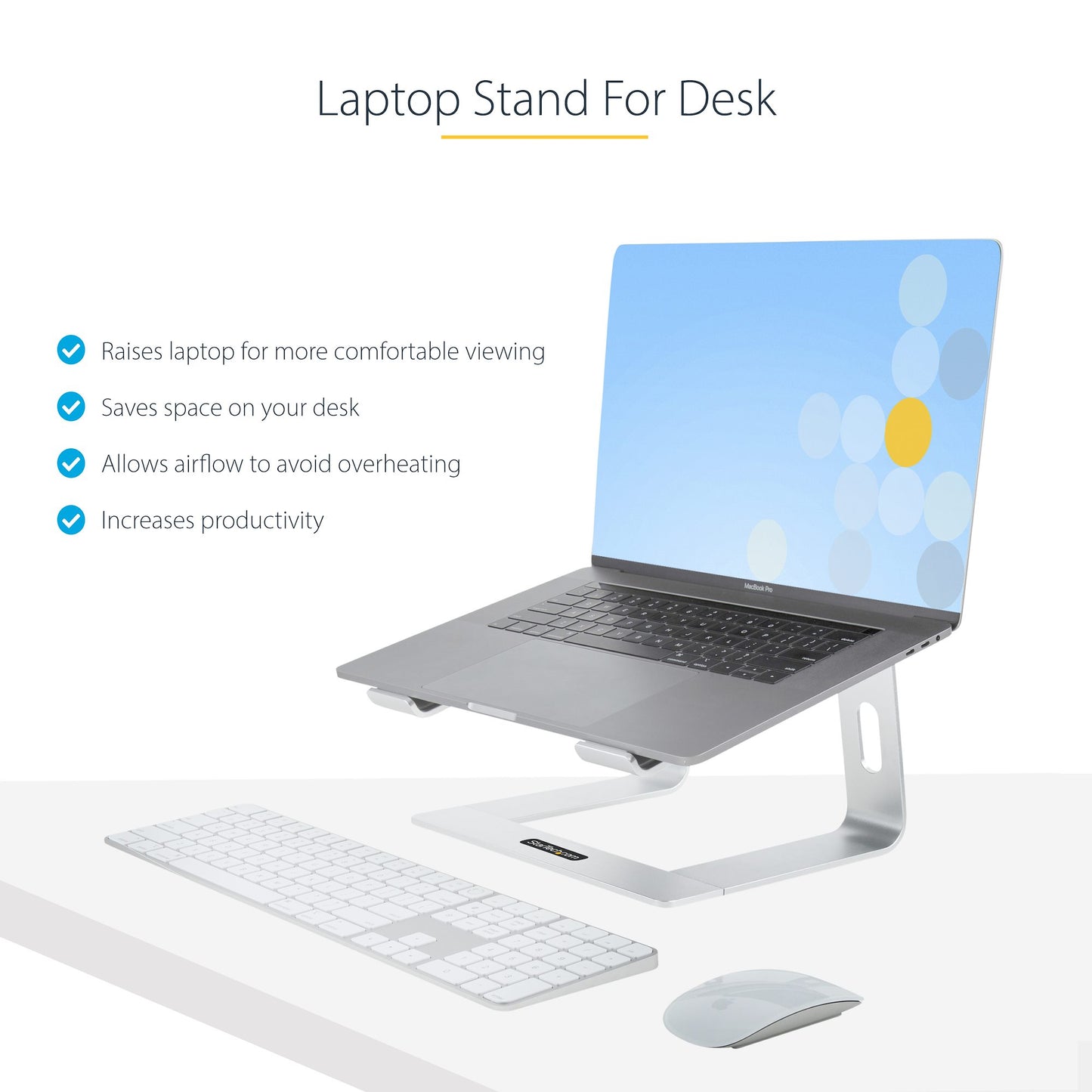 Soporte Escritorio Aluminio Para Notebook StarTech Gris – imagen 4